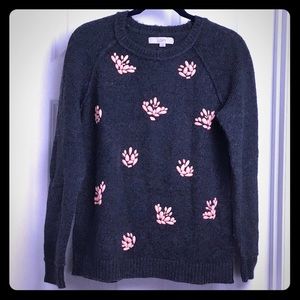 SALE ❄️ LOFT Enamel Jewel Wool Mohair Sweater